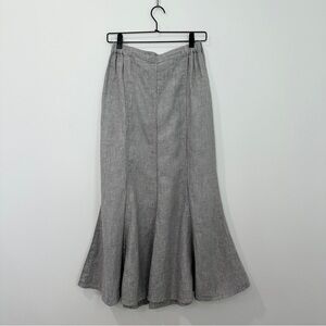 Flax Gray Maxi Skirt